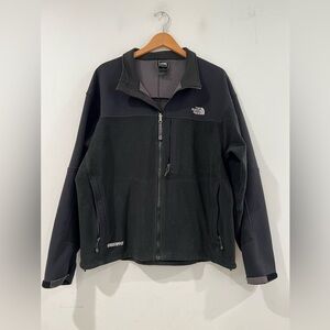 The North Face Windstopper Fleece Jacket Full Zip Black Mens XL
